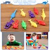 Sotiff 24 Pieces Finger Slingshot Ocean Theme Toys Ornament Slingshot Marine Life Fingers Stretchy Funny Rubber, Simulation Animals for Flying Games and Party Favors