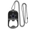 Siskiyou Dallas Cowboys Bottle Opener Tag Necklace Blue, 20 inch