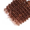 Brown Deep Curly Bundles Human Hair Color #30 Light Brown Deep Curly Bundles 18 20 22 Inch Double Weft Brazilian Virgin Hair Extensions Soft and Shiny Wet and Wavy 3 Bundles For Black Women