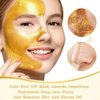 YJLYQF Gold Foil Peel Off Mask Anti-Wrinkle Gold Exfoliating Mask Gold Foil Tear-Off Mask Peeling Tearing Facial Mask for Deeply Cleans