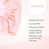 Gimme Beauty - Premium Hair Cap for Shower with Water Repellent Technology - Sleek, Minimalist Design - Silicone Leak Proof Lining - Fast Drying Shower Cap for Women - Pink (1 Count)