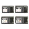 (4PCS) DUMBORC2.4G 6 Channel RC Car Receiver X6F X6FG Combo for RC Car Boat Used for DUMBORC X4 X6 X10 Transmitter (X6F*2 X6FG*2)