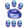 YLXJQ 6 Pack Easter Eggs Slime Toys, Easter Eggs Slime for Kids Toddler Boys Teens Girls,Easter Egg fillers, Party Favors, Easter Basket Stuffers