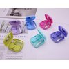 Kuanfine 6 Pack Contact Lens Case Kit Cute Travel Contact Case, All-In-One Soak Storage Container with Mirror Bottle Tweezers Contact Applicator