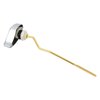 iFealClear Solid Brass Toilet Tank Flush Lever Replacement Compatible with TOTO THU068#CP for St743S, St454E Toilet Handle Replacement Trip Levers, Side Mount, Chrome