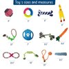 SAFLOGA 12 Dog Toys Pack Puppy Toy Bundle, Dog Rope Toys, Pack Puppy Chew Toys, Assorted Tough Rope, Toys for Small to Medium Dogs, Puppy Toys to Keep Them Busy, Puppy Teething Toys Dog Toy Bundle.