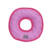 DURA FORCE - Durable Woven Fiber - Medium Ring Pink -Squeakers - Multiple Layers. Made Durable, Strong & Tough. Interactive Play Dog Toy (Tug, Toss & Fetch). Machine Washable & Floats (Medium 2 Pack)