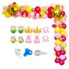Princess Peach Balloons Garland Arch Kit, Pink Yellow Princess Peach Birthday Party Balloons with Star Foil Balloons for Girl Mario Princess Peach Party, Princess Themed Birthday, Princess Baby Shower