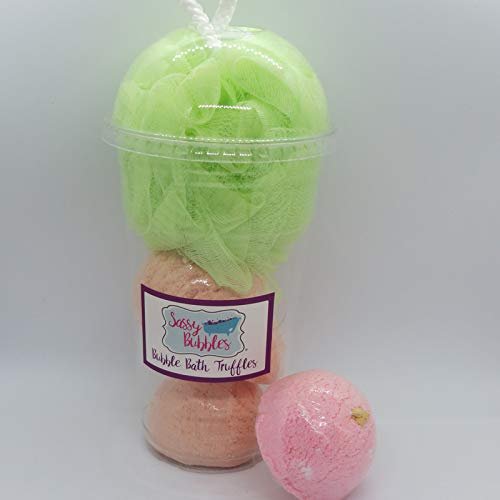 Cherry Almond Bubble Bath Truffle Shake by Sassy Bubbles