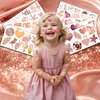 101 PCS Funny Rose Gold Temporary Tattoos Sticker Mandala Pink Rose Gold Birthday Party Decorations Favors Supplies Gifts Girls Boys Prizes Cute Tattoo School Reward Themed Carnival