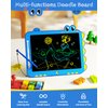 TEKFUN LCD Writing Tablet for Kids, 12 Inch Doodle Board for Toddlers, Colorful Drawing Tablet, Reusable Electronic Pads Educational and Learning Toys Gifts for 3-13 Year Old Boy and Girl (Blue)