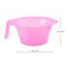 3pcs Hair Dye Bowl Blending Plastic Mixing Bowl Silicone Mixing Bowl Salon Hair Bowl Hair Color Mixing Bowls Highlight Hair Color Brush Pink Hairdressing Tint Bowls