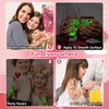 EMOME 204 PCS Individually Wrapped Luminous Valentine's Day Temporary Tattoo Kids, Glow Kiss Heart Tattoos Temporary for Women Kids, Valentine's Day Accessories Decorations Party Favors Supplies