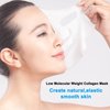 SOYUB Collagen Face Mask - Hydrating Overnight Collagen Face Mask Deep Collagen Anti Wrinkle Lifting Mask - Pure Collagen Films for Improve Elasticity Firming And Moisturizing (4 pcs/1 Box)