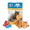 Pets Know Best HuggieKitty Cuddly Cat Toy, Soothing Sound & Warmth Help Relax & Comfort Your Pet- Purr & Heartbeat, Heating Pack- Orange