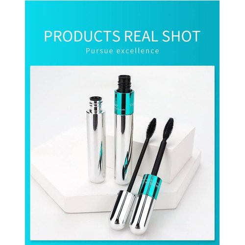 4D Lash Black Mascara - Lashes Mascara for Longer Waterproof Long-Lasting Natural Lengthening and Thickening Effect