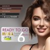 Mina ibrow Hair Color Burgundy|Natural Spot coloring Hair Tinting Powder, Water and Smudge Proof | No Ammonia, No Lead with 100% Gray Converge|Vegan and Cruelty free