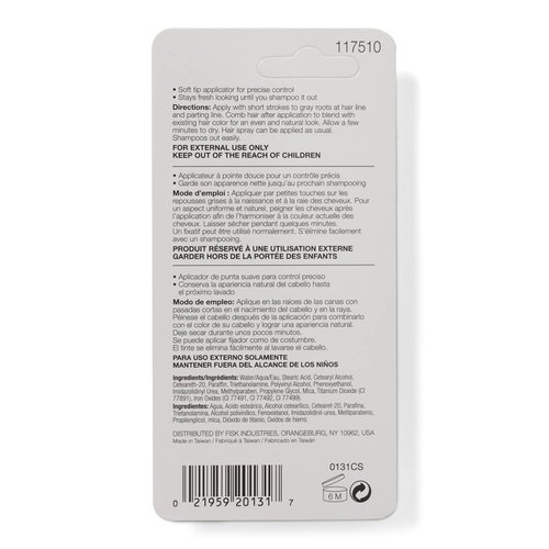 Claudia Stevens Cover That Gray Root Touch Up Hair Color - Black