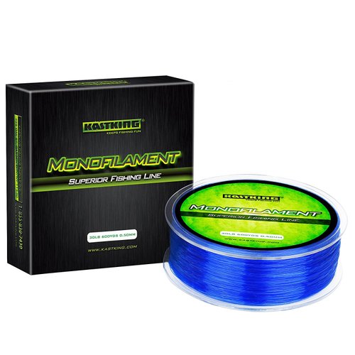 KastKing Premium Monofilament Fishing Line, Chrome Blue,300Yds,10LB