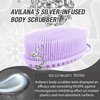 Avilana (Style 1) 2-in-1 Exfoliating Silicone Body Scrubber - Hygienic Shower Loofah Sponge Alternative for Deep Clean & Soft Skin