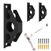 Wpbhk 3PCS Resistance Band Wall Anchors, Wall Mounted Anchors for Resistance Bands, Wall Mount Workout Anchors for Home Gym Workouts, Strength Training, Physical Therapy