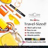 Cuticle Oil Pen for Nails - Nail Strengthener & Growth Treatment Serum for Damaged Nails, Hangnails w/Jojoba cuticle oil—Mixed Fragrances - Holographic Glitter Pens 4-Pack