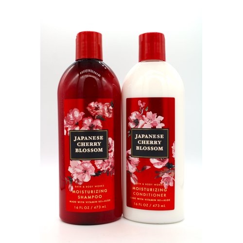 Japanese Cherry Blossom, Moisturizing Shampoo & Conditioner Set, Bath and Body, 16 fl oz each