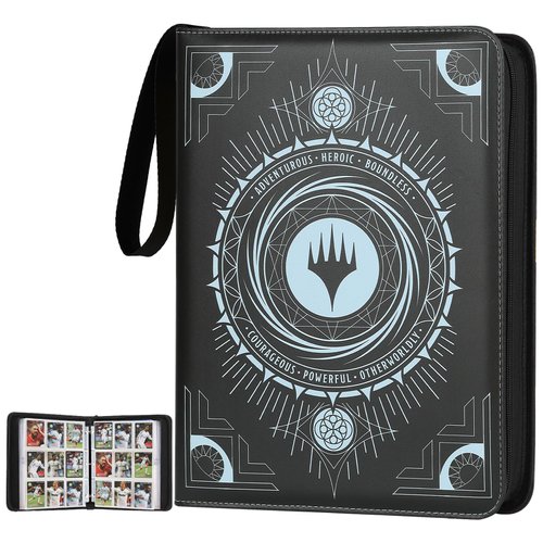 Arkeiliy Card Binder 9-Pocket, Premium Trading Card Binder, Double Sided Pocket Collection Binder, Collector Album, Card Holder Holds 720 Cards for MTG,TCG,Yugioh,Game Cards