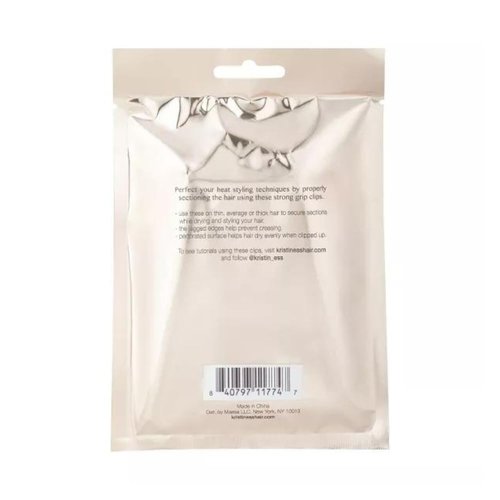 Kristin Ess Do-It-All Sectioning Clips, 4 Count (Pack of 3)