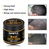 Wave Butter 360 Wave Grease for Men - Moisture, Control and Silky Shine, All-Natural Cream for Layered Waves with Shea Butter and Beeswax for Wolfing Kit