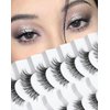 Lash natural wispy eyelashes, Frihappy false eyelashes, Wispy Strips, Faux Mink Lashes, black band lashes, pestañas postizas naturales, 7 pairs, Frihappy 2024 lashes #Arcturus