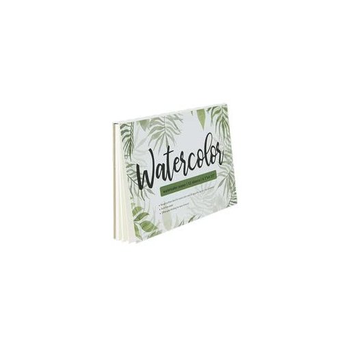 Watercolor Color Paper - Pack of 12 Sheets - Watercolor Pencil Sketch Pad
