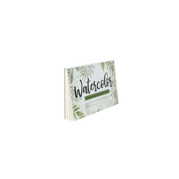 Watercolor Color Paper - Pack of 12 Sheets - Watercolor Pencil Sketch Pad