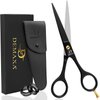 DEMAXA Professional Hair Scissors 6.5 Inch - Premium High Carbon Stainless Steel Barber Salon Hair Shears for Haircut Scissors - Ergonomic Design Super-Sharp Hair cutting Scissors Blades