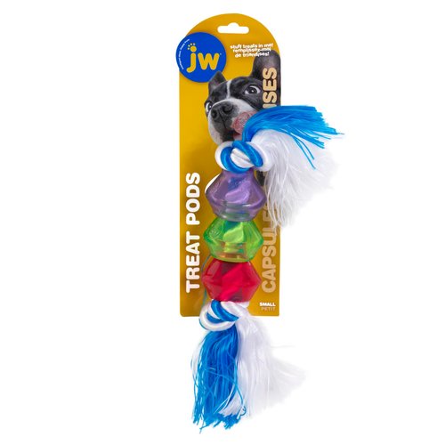 JW Pet Treat Dispenser Pod Dog Toy, Small