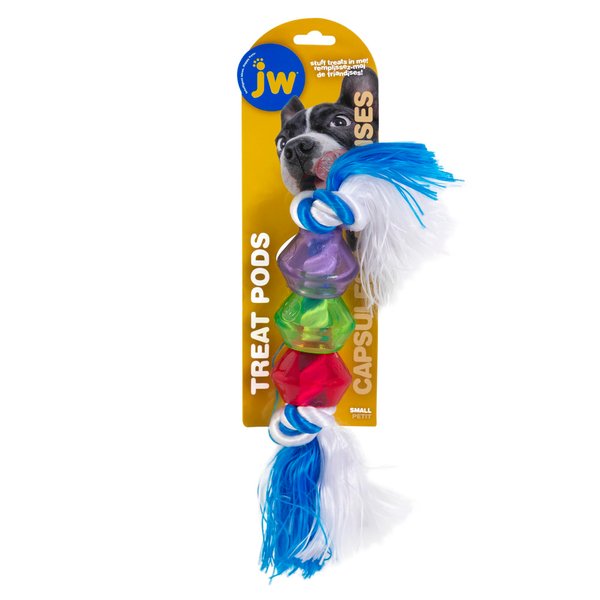 JW Pet Treat Dispenser Pod Dog Toy, Small