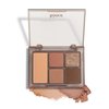HINCE All-Round Eye Palette, 5 Colors Eyeshadow Palette, Highly-Pigmented, Nudes Warm Neutral Warm Makeup, Creamy Formula, Matte, Shimmer, Glitters (LATE AUTUMN)