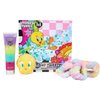 Tweety x Hi Peach Layne Bath Spa Box Gift Set, Head and Wristband Wrap Face Wash Set, Tweedy Bath Bomb (5.8oz), and Rainbow Body Scrub (8.82oz)