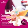 Fairy in Flight on Winged Lion schleich BAYALA with Moveable Parts, Detachable Toy Fairy Figurine Riding Magical Pink Lion, for Children Ages 5+