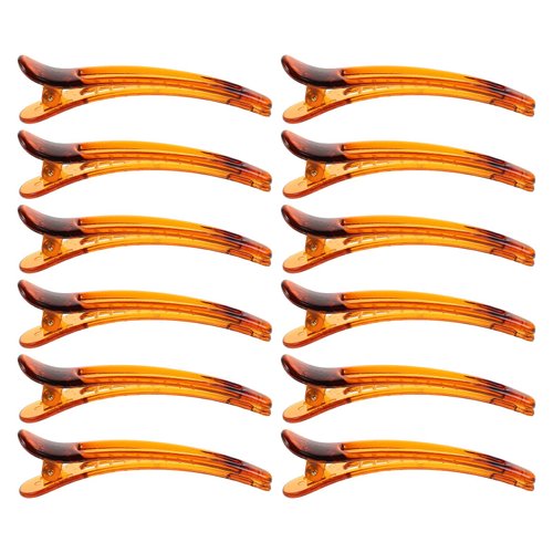 FOMIYES 12 Pcs Styling Hair Clips Girls' Accessories Bangs Hair Clip Crocodile Hair Clips Plastic Duckbill Hair Clips Hair Styling Clips Barrettes Woman Hairpins Woman Clips Non-slip Woman
