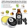 RAFFIN Gifts for Men - Valentines Gifts for Him, Beard Kit for Men w/Beard Oil &Balm, Beard Brush, Beard Comb, Anniversary & Birthday Gifts for Men,Valentines Day Gifts for Him Boyfriend Husband