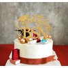 Ferburitar Congratulations BSN Cake Topper, Congrats Nurse/RN Cake Decor, 2025 Nursing School Grad Graduation Party Decorations Supplies, Gold Glitter