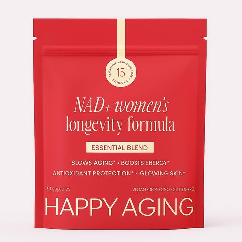 Essential Longevity Capsules – Super Booster & Organic Antioxidant Blend – Supports Skin Hydration, Energy & Healthy Aging – 30 Capsules