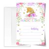 4x6 Magical Birthday Invitations, Magical Invitations For Girls Birthday, Birthday Invitations Girl, Kids Birthday Invitations, Magical Party Supplies for Birthday, 20 Cards with 20 Envelopes.(01) (5)