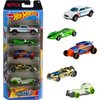 Hot Wheels Toy Cars & Trucks 5-Pack, Set of 5 Die-Cast Vehicles from The Animated Netflix Series Let’s Race!