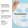 Talika Bio Enzymes Mask - Cica Repair+ Soothing Biocellulose Face Mask | Centella Asiatica & Allantoin for Calming Irritated Skin | Deeply Hydrates, Repairs & Strengthens Skin Barrier