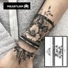 INKARTLINK Semi Permanent Tattoos, Tattoos for Women, Holiday Tattoos, Party Favors, Lasts 7-15 Days, Waterproof and Non-reflective, Unique Design(Mandala Armlet)