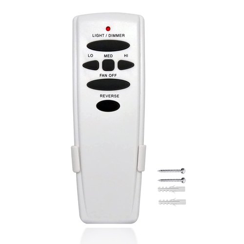 Hampton Bay Ceiling Fan Remote Replacement UC7078T FANHD L3H2003FANHD FANHD6 L3H2010FANHD RR7078TR 7066TX UC7083T UC7848T with Reverse Button and Wall Mount