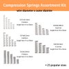Dianrui 300PCS Compression Springs Assortment Kit 23 Different Sizes Mini Stainless Steel Mechanical Springs for DIY Repair Project K-P-051-300