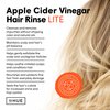 dpHUE Apple Cider Vinegar Hair Rinse Lite, 20 oz - Shampoo Alternative, Hair & Scalp Cleanser - Won’t Weigh Fine Hair Down - Helps Remove Buildup & Protects Natural Hair Oils